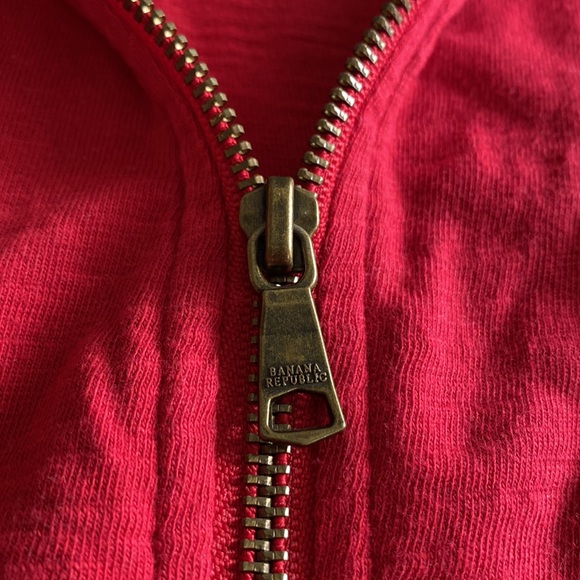 Men’s Banana Republic Mock Neck Full Zip Long Sleeve Shirt - Picture 6 of 7